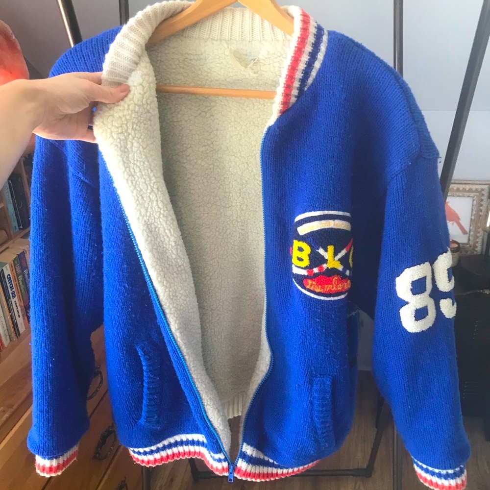 Vintage knit hockey sweater